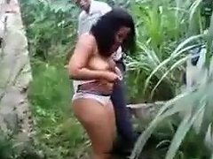 Couple Fuck Outdoors Caught